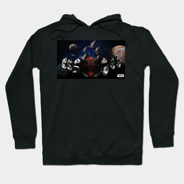 Clone wars Hoodie by Lonely_Artist